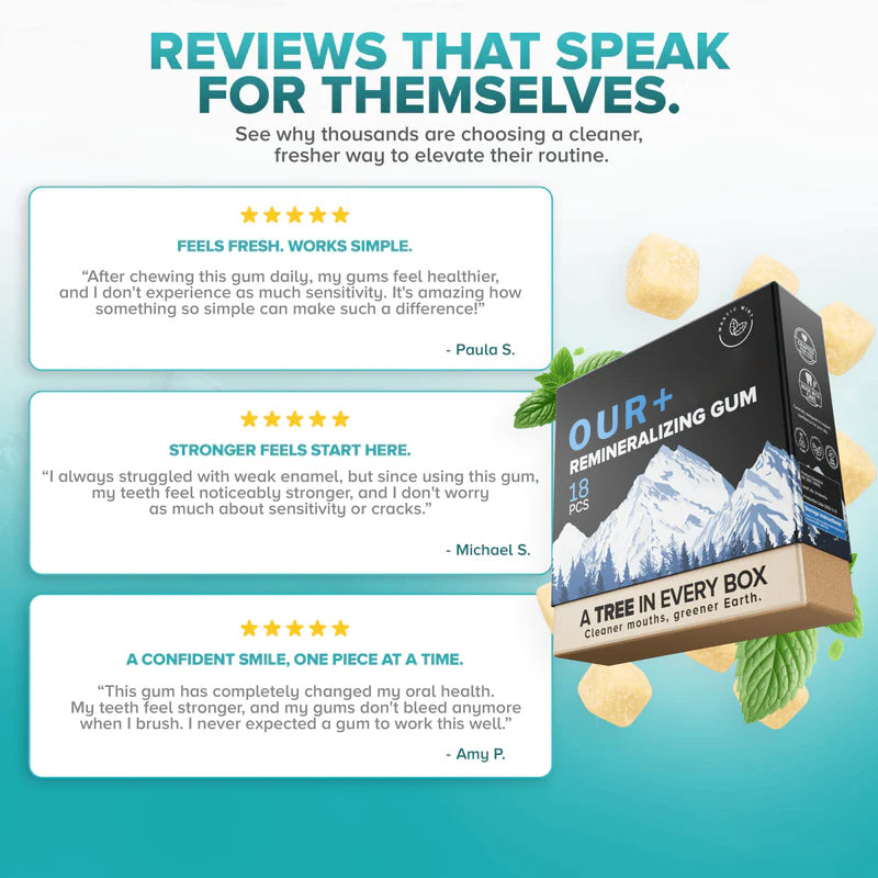 OUR+ Remineralizing Gum