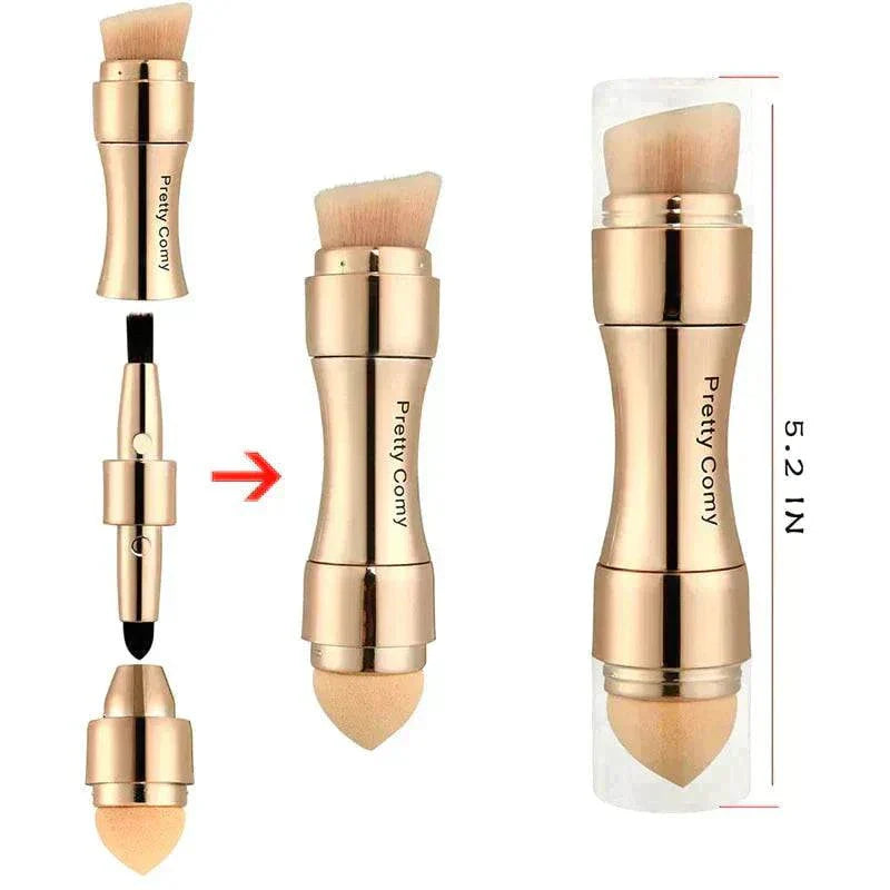 4 In 1 Makeup Brush Set