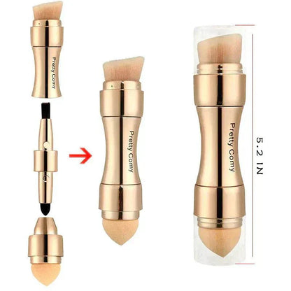 4 In 1 Makeup Brush Set